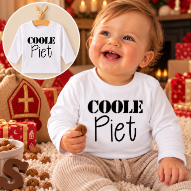 Shirtje Baby Coole Piet met naam